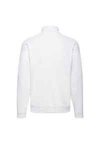 FRUIT OF THE LOOM - Męska Klasyczna Bluza Dresowa. Kolor: biały. Materiał: dresówka