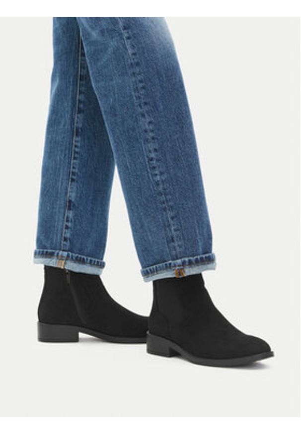 Jenny - JENNY Botki CEO-13556-T06 Czarny. Kolor: czarny. Materiał: materiał
