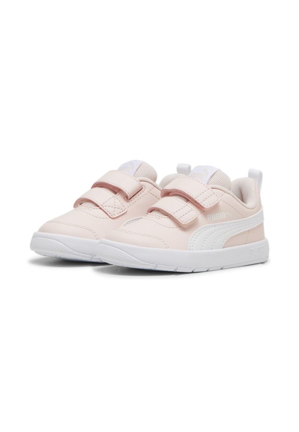 Adidasy Puma Courtflex V3 V Inf, Dzieci. Kolor: biały, wielokolorowy, różowy. Materiał: guma, materiał, tkanina, syntetyk