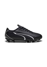 Puma - Buty Vitoria Fg/Ag Jr Rozmiar 38 - 107486-01 Czarny. Kolor: czarny. Materiał: skóra. Sport: piłka nożna