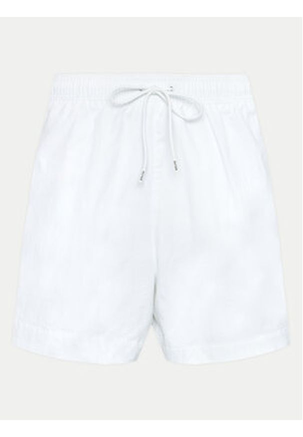 TOMMY HILFIGER - Tommy Hilfiger Szorty kąpielowe UM0UM03280 Biały Regular Fit. Kolor: biały. Materiał: syntetyk