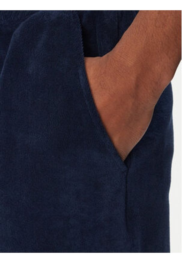 TOMMY HILFIGER - Tommy Hilfiger Szorty sportowe MW0MW42880 Granatowy Regular Fit. Kolor: niebieski. Materiał: bawełna. Styl: sportowy