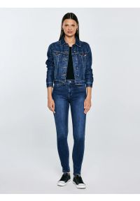 Big-Star - Jeansy damskie skinny niebieskie Adela 358. Kolor: niebieski. Styl: klasyczny #6