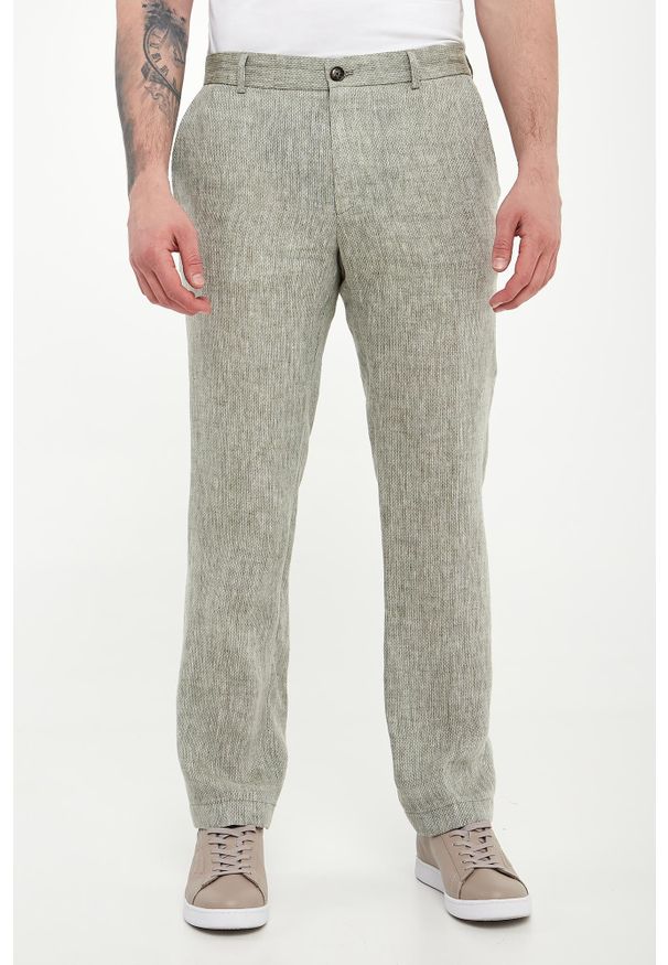 Spodnie męskie lniane Hank50 JOOP!. Materiał: len