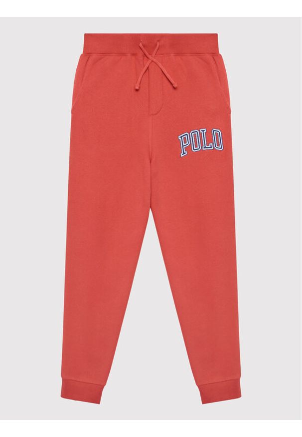 Polo Ralph Lauren Spodnie dresowe 323851015004 Czerwony Regular Fit. Kolor: czerwony. Materiał: syntetyk