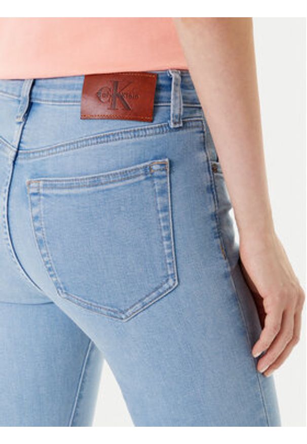 Calvin Klein Jeans Jeansy LV047C776G Niebieski Skinny Fit. Kolor: niebieski