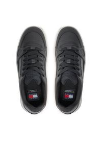 Tommy Jeans Sneakersy Tjm Vulcanized Foxing Flag EM0EM01313 Czarny. Kolor: czarny. Materiał: skóra