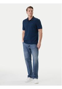 Calvin Klein Jeans Polo LV04RF216G Granatowy Regular Fit. Typ kołnierza: polo. Kolor: niebieski. Materiał: bawełna #3
