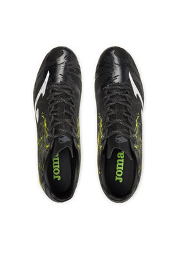 Joma Buty do piłki nożnej Supercopa Firm Ground SUPW2401FG Czarny. Kolor: czarny. Materiał: skóra
