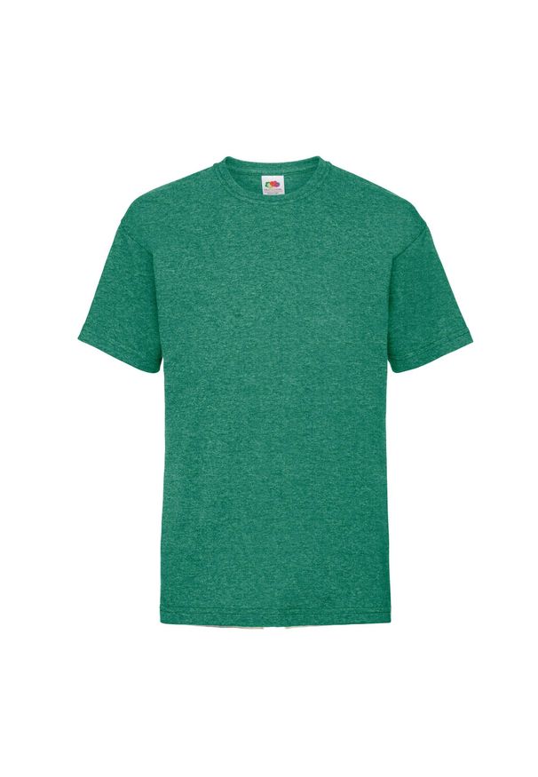 FRUIT OF THE LOOM - Koszulka Dziecięca Valueweight Polycotton T-shirt. Kolor: zielony