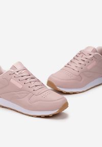 Born2be - Różowe Sneakersy Visco. Okazja: na co dzień. Nosek buta: okrągły. Kolor: różowy. Materiał: materiał. Szerokość cholewki: normalna #2