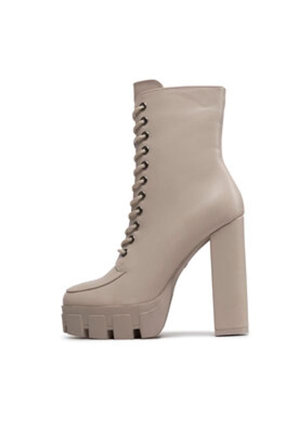 DeeZee Trzewiki 80032-2 Beżowy. Kolor: beżowy. Materiał: skóra