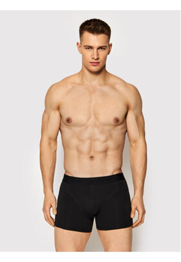 Jack & Jones - Jack&Jones Komplet 3 par bokserek Waistband 12127816 Czarny. Kolor: czarny. Materiał: bawełna