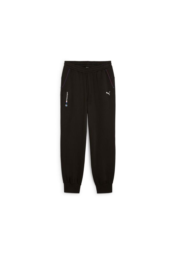 Spodnie do biegania Puma BMW MMS Essentials+ Fleece. Kolor: czarny. Materiał: polar. Sport: fitness