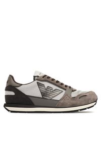 Emporio Armani Sneakersy X4X537 XN730 T411 Brązowy. Kolor: brązowy. Materiał: materiał