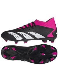 Adidas - Buty adidas Predator Accuracy.3 Fg L M GW4589 czarne czarne. Wysokość cholewki: przed kostkę. Kolor: czarny. Materiał: materiał. Szerokość cholewki: normalna #1