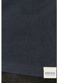 Only & Sons - Bluza bawełniana. Okazja: na co dzień. Kolor: niebieski. Materiał: bawełna. Wzór: gładki. Styl: casual #4
