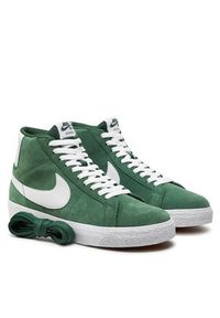 Nike Sneakersy Sb Zoom Blazer Mid FD0731 300 Zielony. Kolor: zielony. Materiał: skóra, zamsz. Model: Nike Zoom #7