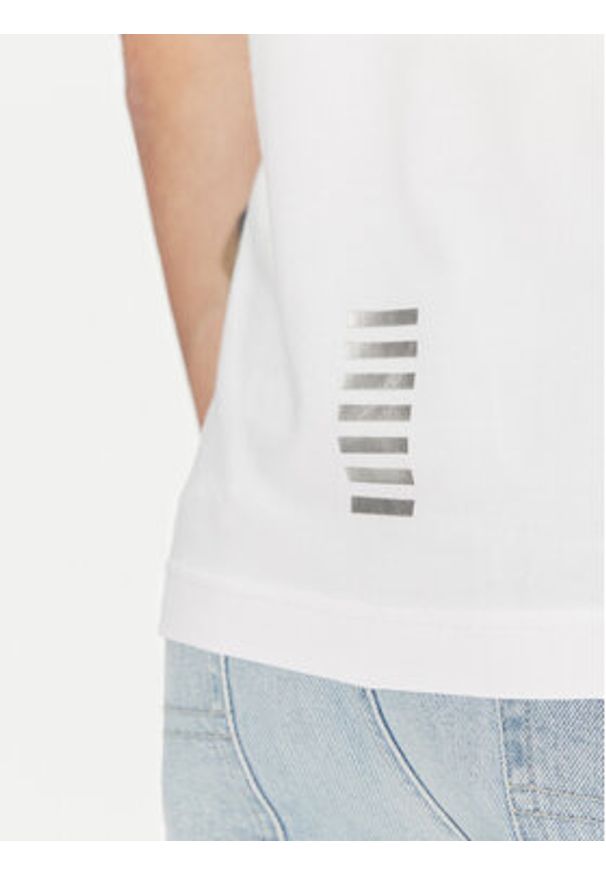 EA7 Emporio Armani Polo 8NPF14 PJVQZ 0100 Biały Regular Fit. Typ kołnierza: polo. Kolor: biały. Materiał: bawełna