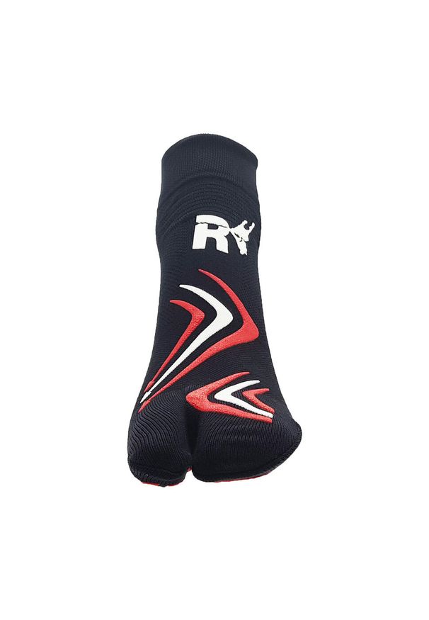R-EVENGE - Skarpety techniczne Action dla dorosłych antypoślizgowe, czarnym i czerwonym. Kolor: czarny. Materiał: lycra, poliamid. Sport: fitness, joga i pilates