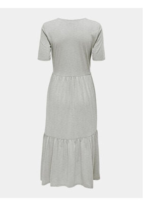 JDY Sukienka codzienna Dalila 15195291 Szary Loose Fit. Okazja: na co dzień. Kolor: szary. Materiał: syntetyk. Typ sukienki: proste. Styl: casual