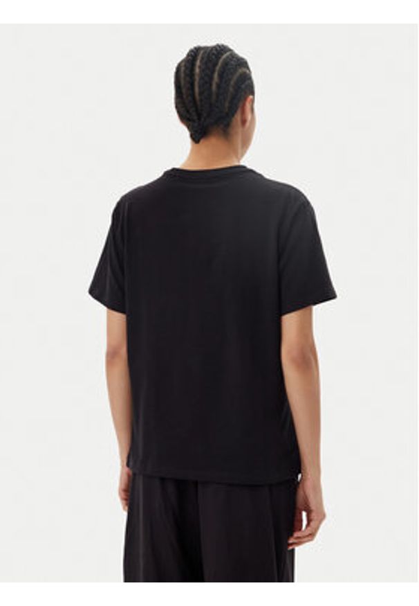 EA7 Emporio Armani T-Shirt 7W000028 AF10373 UC001 Czarny Loose Fit. Kolor: czarny. Materiał: bawełna