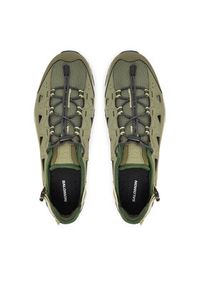 salomon - Salomon Sandały Alhama L47786400 Zielony. Kolor: zielony. Materiał: skóra #6