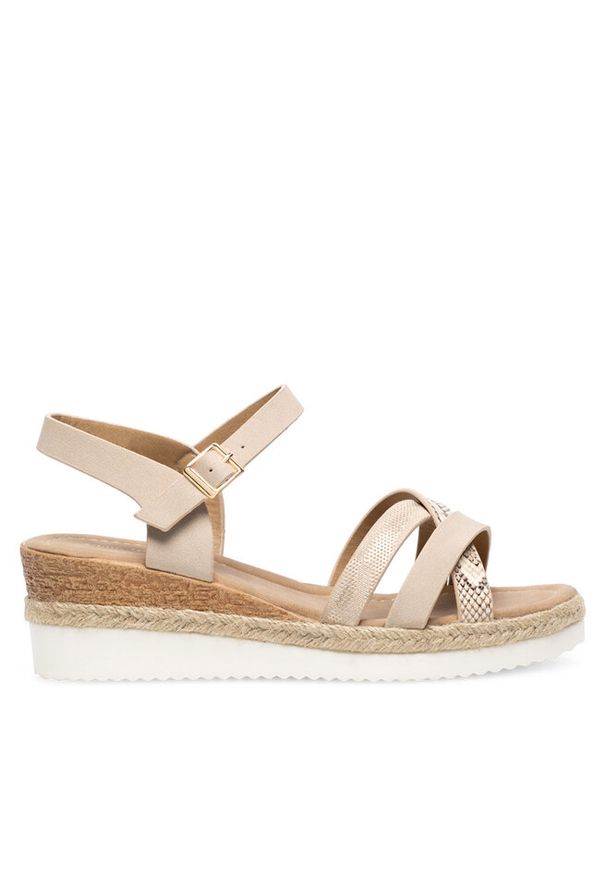 Espadryle Clara Barson. Kolor: beżowy