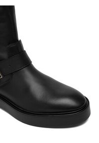 Calvin Klein Botki YW0YW01972 Czarny. Kolor: czarny. Materiał: skóra