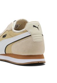 Puma - Sneakersy unisex ST MILER PUMA Pebble Path White Alpine Snow Black. Kolor: czarny, biały, wielokolorowy. Materiał: zamsz. Szerokość cholewki: normalna. Sport: turystyka piesza