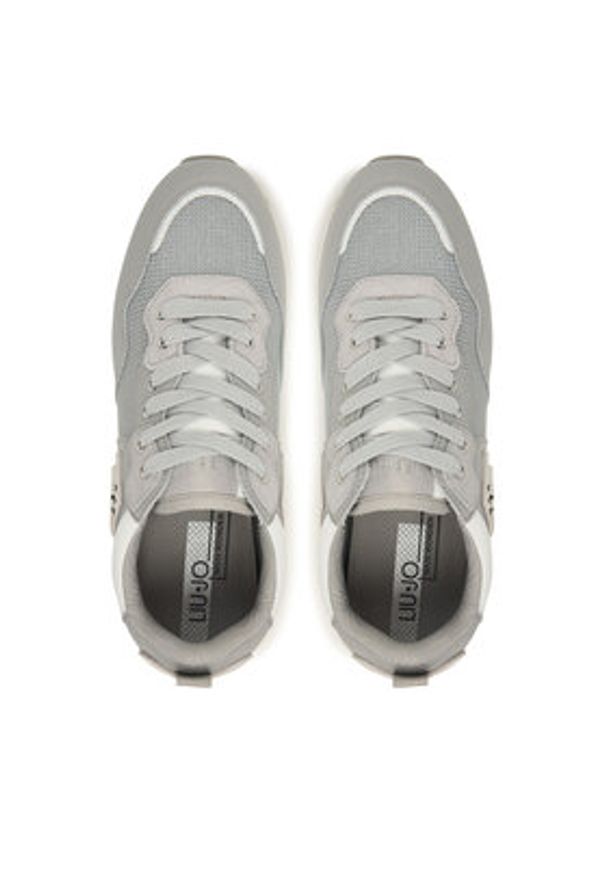 Liu Jo Sneakersy Maxi Wonder 01 BF5009 PX685 Szary. Kolor: szary. Materiał: skóra