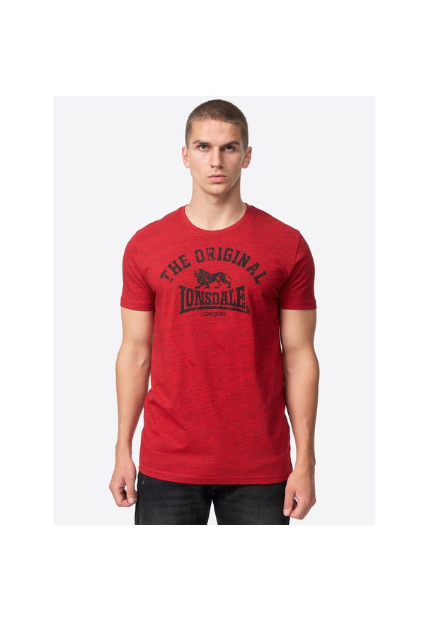 Koszulka Lonsdale Original. Kolor: wielokolorowy, czarny, czerwony. Materiał: bawełna