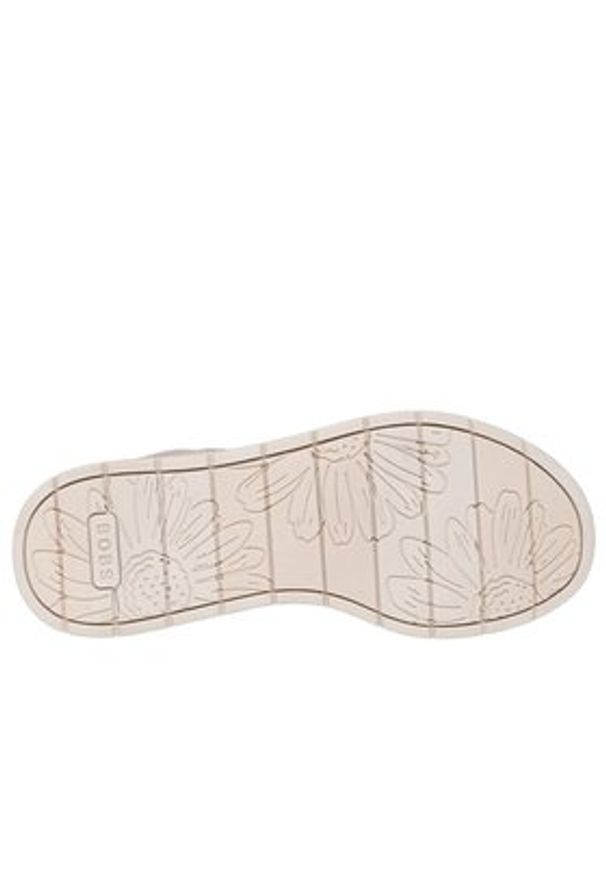 skechers - Skechers Sandały BOBS Sun Ray 114413/TPE Beżowy. Kolor: beżowy. Materiał: materiał