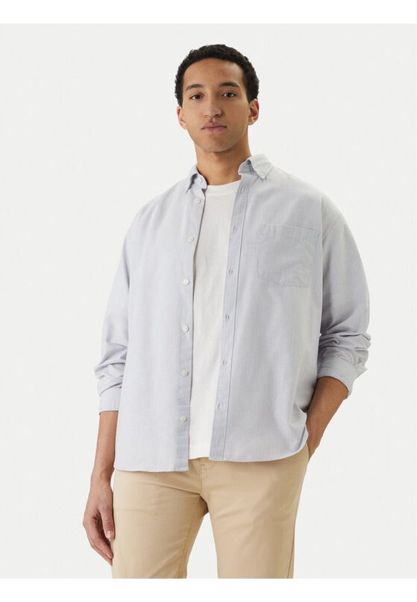 Jack & Jones Koszula Norrebro 12291838 Błękitny Relaxed Fit. Kolor: niebieski. Materiał: bawełna