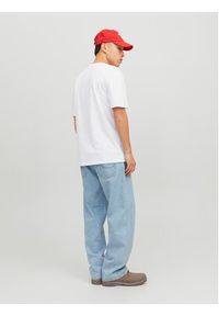 Jack & Jones T-Shirt Star 12234746 Biały Relaxed Fit. Kolor: biały. Materiał: bawełna #7