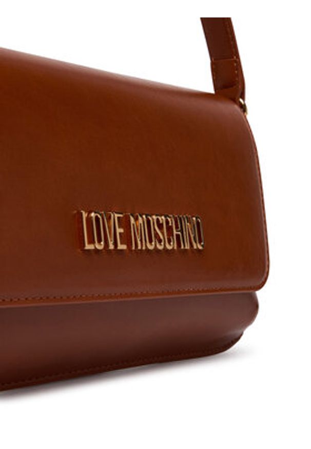 Love Moschino - LOVE MOSCHINO Torebka JC4058PP1OLH0200 Brązowy. Kolor: brązowy. Materiał: skórzane