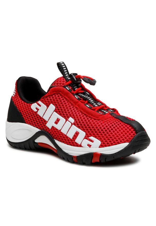 Trekkingi Alpina Ewl Jr 6423-1K Red. Kolor: czerwony. Materiał: materiał