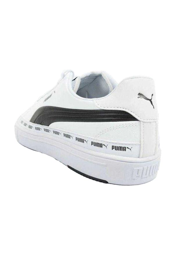 Puma - Męskie Buty Sportowe Serve Pro Ze Skóry Ekologicznej. Kolor: biały. Materiał: skóra ekologiczna. Sezon: zima. Styl: sportowy