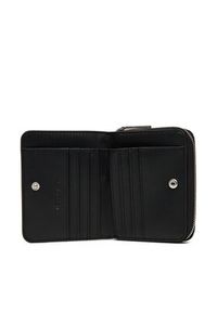Calvin Klein Portfel damski Ck Must Md Zip Around W/Flap LV04F1029G Czarny. Kolor: czarny. Materiał: skóra