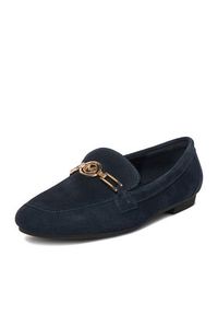 MEXX Loafersy EO-HY62517-3 Granatowy. Kolor: niebieski. Materiał: zamsz, skóra #3