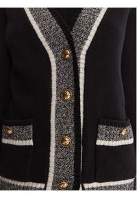 Luisa Spagnoli Kardigan Ceneriera 100206 Czarny Regular Fit. Kolor: czarny. Materiał: wełna #5