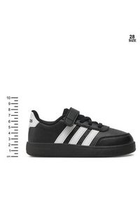 Adidas - adidas Sneakersy Breaknet 2.0 El C IE3793 Czarny. Kolor: czarny. Materiał: skóra