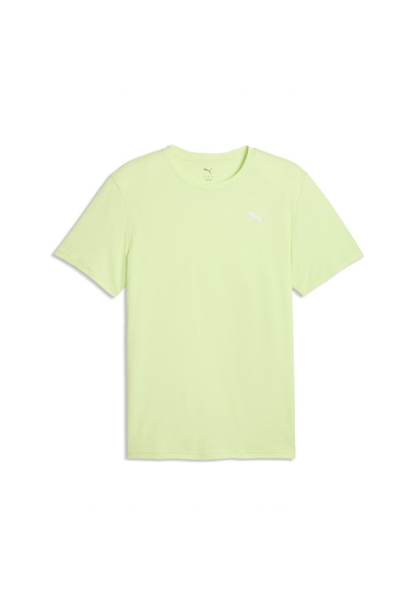 Puma - Męska koszulka Train All Day Essentials Poly Texture PUMA. Kolor: zielony. Materiał: materiał. Sport: bieganie