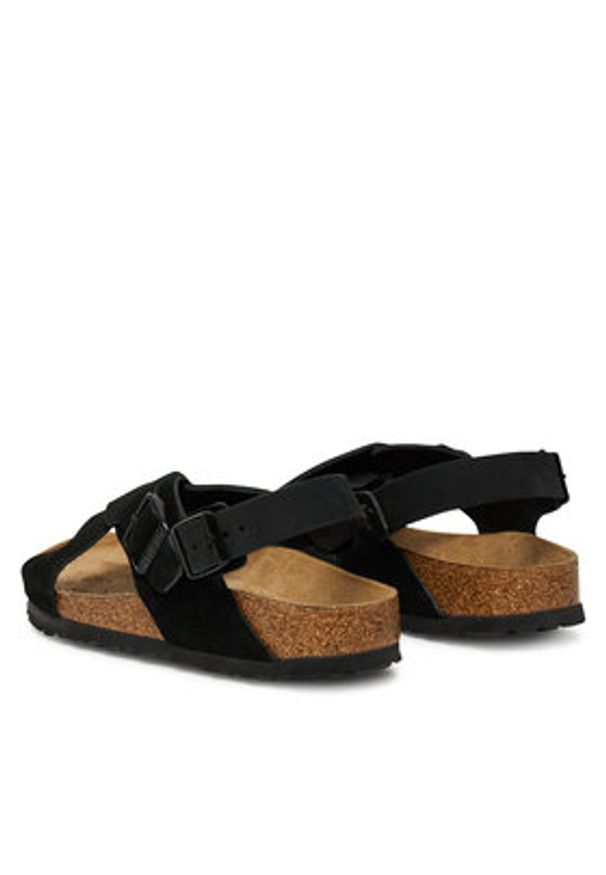 Birkenstock Sandały Tulum SFB 1029779 Czarny. Kolor: czarny. Materiał: zamsz, skóra