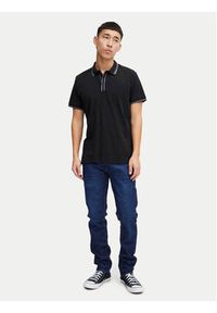 Blend Polo 20716474 Czarny Regular Fit. Typ kołnierza: polo. Kolor: czarny. Materiał: bawełna #5