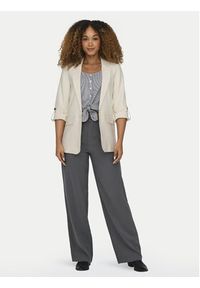 only - ONLY Marynarka Aris 15310839 Beżowy Loose Fit. Kolor: beżowy. Materiał: wiskoza #3