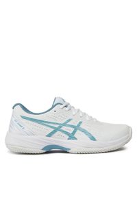 Asics Buty Gel game 9 Clay/Oc 1042A217 Biały. Kolor: biały. Materiał: materiał