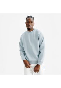 Decathlon - Bluza z okrągłym dekoltem unisex Elementals. Kolor: szary, niebieski, wielokolorowy. Materiał: poliester, elastan, tkanina, prążkowany, bawełna, materiał #2