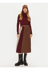 Weekend Max Mara Spódnica plisowana Virgin 2425306022 Beżowy Regular Fit. Kolor: beżowy. Materiał: syntetyk