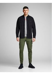 Jack & Jones - Jack&Jones T-Shirt Corp Logo 12137126 Szary Slim Fit. Kolor: szary. Materiał: bawełna #5